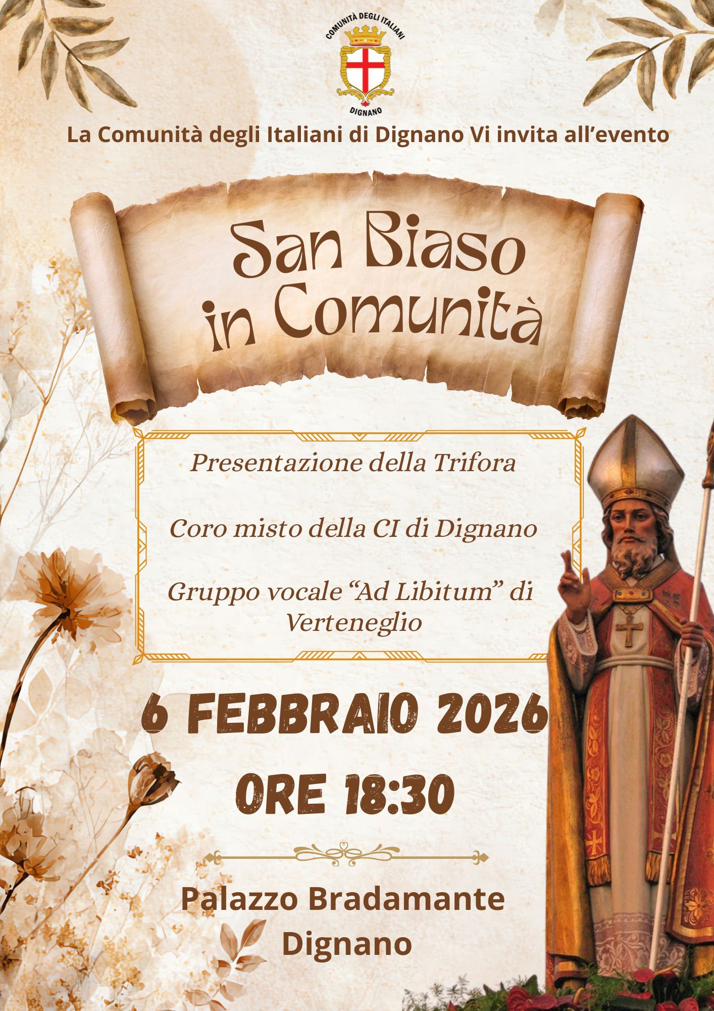 San Biaso in Community